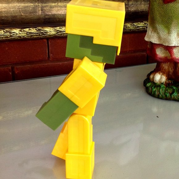 Minecraft Armoured Zombie Large Figure 8.5"T - Picture 4 of 4
